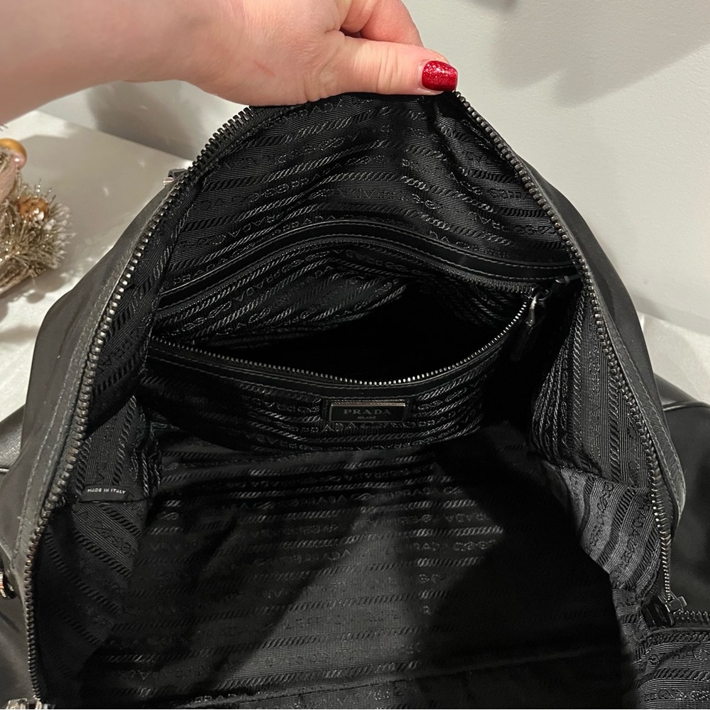 Prada Black Duffel Bag for Men - Picture 6 of 16